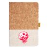 Cork And Heathered Fabric Hardcover Journal 5.5" X 8.25" Thumbnail