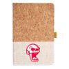 Cork And Heathered Fabric Hardcover Journal 5.5" X 8.25" Thumbnail