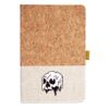 Cork And Heathered Fabric Hardcover Journal 5.5" X 8.25" Thumbnail