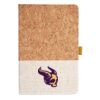 Cork And Heathered Fabric Hardcover Journal 5.5" X 8.25" Thumbnail