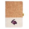 Cork And Heathered Fabric Hardcover Journal 5.5" X 8.25" Thumbnail