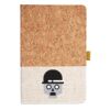 Cork And Heathered Fabric Hardcover Journal 5.5" X 8.25" Thumbnail