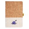 Cork And Heathered Fabric Hardcover Journal 5.5" X 8.25" Thumbnail