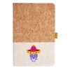 Cork And Heathered Fabric Hardcover Journal 5.5" X 8.25" Thumbnail