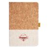 Cork And Heathered Fabric Hardcover Journal 5.5" X 8.25" Thumbnail