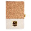 Cork And Heathered Fabric Hardcover Journal 5.5" X 8.25" Thumbnail