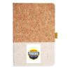 Cork And Heathered Fabric Hardcover Journal 5.5" X 8.25" Thumbnail