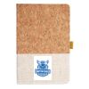 Cork And Heathered Fabric Hardcover Journal 5.5" X 8.25" Thumbnail