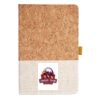 Cork And Heathered Fabric Hardcover Journal 5.5" X 8.25" Thumbnail