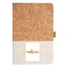 Cork And Heathered Fabric Hardcover Journal 5.5" X 8.25" Thumbnail