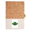 Cork And Heathered Fabric Hardcover Journal 5.5" X 8.25" Thumbnail
