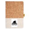 Cork And Heathered Fabric Hardcover Journal 5.5" X 8.25" Thumbnail