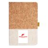 Cork And Heathered Fabric Hardcover Journal 5.5" X 8.25" Thumbnail