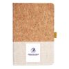 Cork And Heathered Fabric Hardcover Journal 5.5" X 8.25" Thumbnail