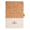 Cork And Heathered Fabric Hardcover Journal 5.5" X 8.25" Thumbnail
