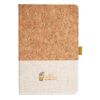 Cork And Heathered Fabric Hardcover Journal 5.5" X 8.25" Thumbnail