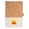 Cork And Heathered Fabric Hardcover Journal 5.5" X 8.25" Thumbnail