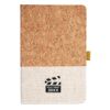 Cork And Heathered Fabric Hardcover Journal 5.5" X 8.25" Thumbnail