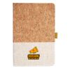 Cork And Heathered Fabric Hardcover Journal 5.5" X 8.25" Thumbnail