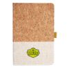Cork And Heathered Fabric Hardcover Journal 5.5" X 8.25" Thumbnail