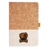 Cork And Heathered Fabric Hardcover Journal 5.5" X 8.25" Thumbnail