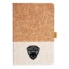 Cork And Heathered Fabric Hardcover Journal 5.5" X 8.25" Thumbnail