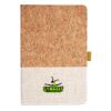 Cork And Heathered Fabric Hardcover Journal 5.5" X 8.25" Thumbnail