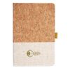 Cork And Heathered Fabric Hardcover Journal 5.5" X 8.25" Thumbnail