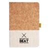 Cork And Heathered Fabric Hardcover Journal 5.5" X 8.25" Thumbnail