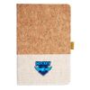 Cork And Heathered Fabric Hardcover Journal 5.5" X 8.25" Thumbnail