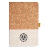 Cork And Heathered Fabric Hardcover Journal 5.5" X 8.25" Thumbnail