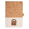 Cork And Heathered Fabric Hardcover Journal 5.5" X 8.25" Thumbnail