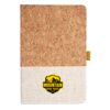 Cork And Heathered Fabric Hardcover Journal 5.5" X 8.25" Thumbnail