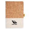 Cork And Heathered Fabric Hardcover Journal 5.5" X 8.25" Thumbnail