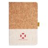 Cork And Heathered Fabric Hardcover Journal 5.5" X 8.25" Thumbnail