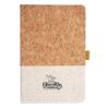 Cork And Heathered Fabric Hardcover Journal 5.5" X 8.25" Thumbnail