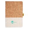 Cork And Heathered Fabric Hardcover Journal 5.5" X 8.25" Thumbnail