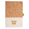 Cork And Heathered Fabric Hardcover Journal 5.5" X 8.25" Thumbnail