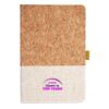 Cork And Heathered Fabric Hardcover Journal 5.5" X 8.25" Thumbnail