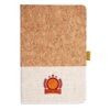 Cork And Heathered Fabric Hardcover Journal 5.5" X 8.25" Thumbnail