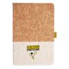 Cork And Heathered Fabric Hardcover Journal 5.5" X 8.25" Thumbnail