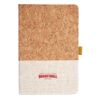 Cork And Heathered Fabric Hardcover Journal 5.5" X 8.25" Thumbnail
