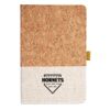 Cork And Heathered Fabric Hardcover Journal 5.5" X 8.25" Thumbnail