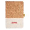 Cork And Heathered Fabric Hardcover Journal 5.5" X 8.25" Thumbnail