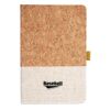 Cork And Heathered Fabric Hardcover Journal 5.5" X 8.25" Thumbnail