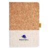 Cork And Heathered Fabric Hardcover Journal 5.5" X 8.25" Thumbnail
