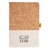 Cork And Heathered Fabric Hardcover Journal 5.5" X 8.25" Thumbnail