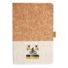 Cork And Heathered Fabric Hardcover Journal 5.5" X 8.25" Thumbnail