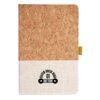 Cork And Heathered Fabric Hardcover Journal 5.5" X 8.25" Thumbnail
