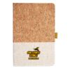 Cork And Heathered Fabric Hardcover Journal 5.5" X 8.25" Thumbnail